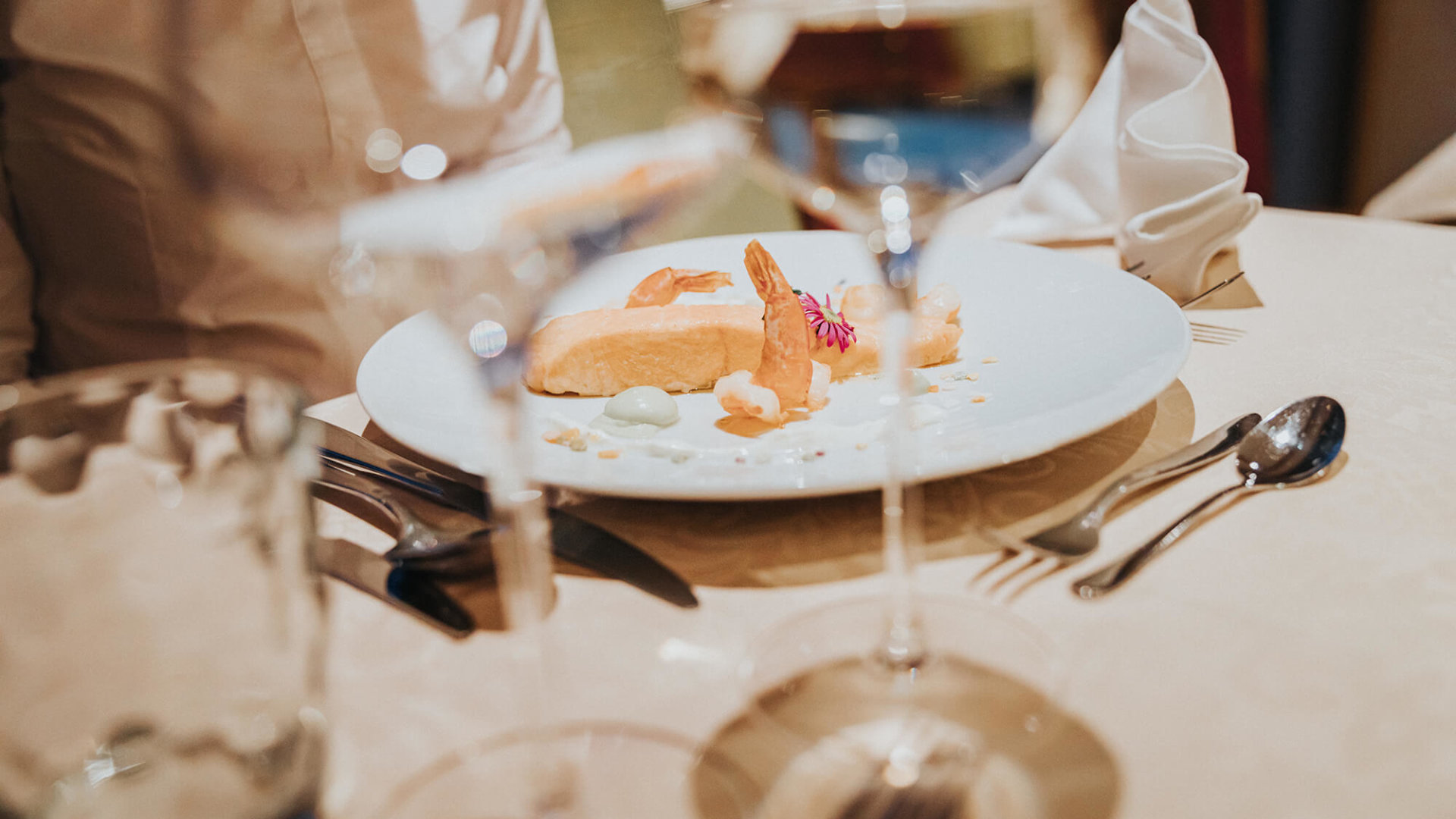 Abendessen im Hotel Silberfux