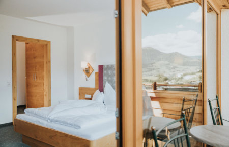 Panorama Doppelzimmer Bett