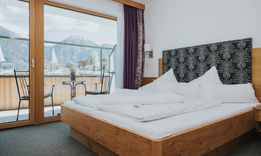 Panorama Gartenzimmer Bett