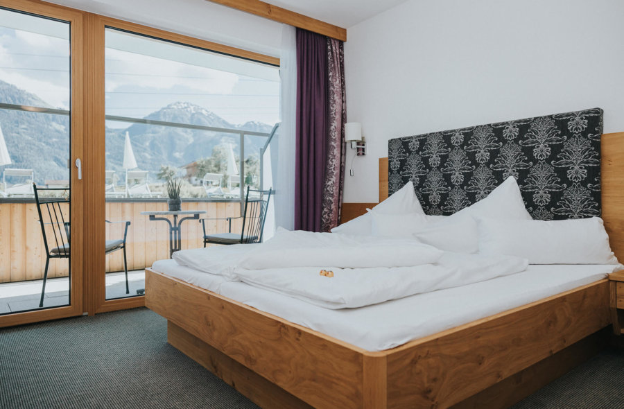 Panorama Gartenzimmer Bett