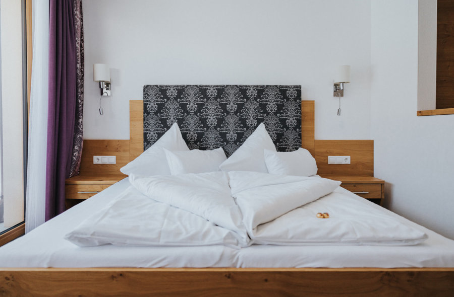 Panorama Gartenzimmer Bett